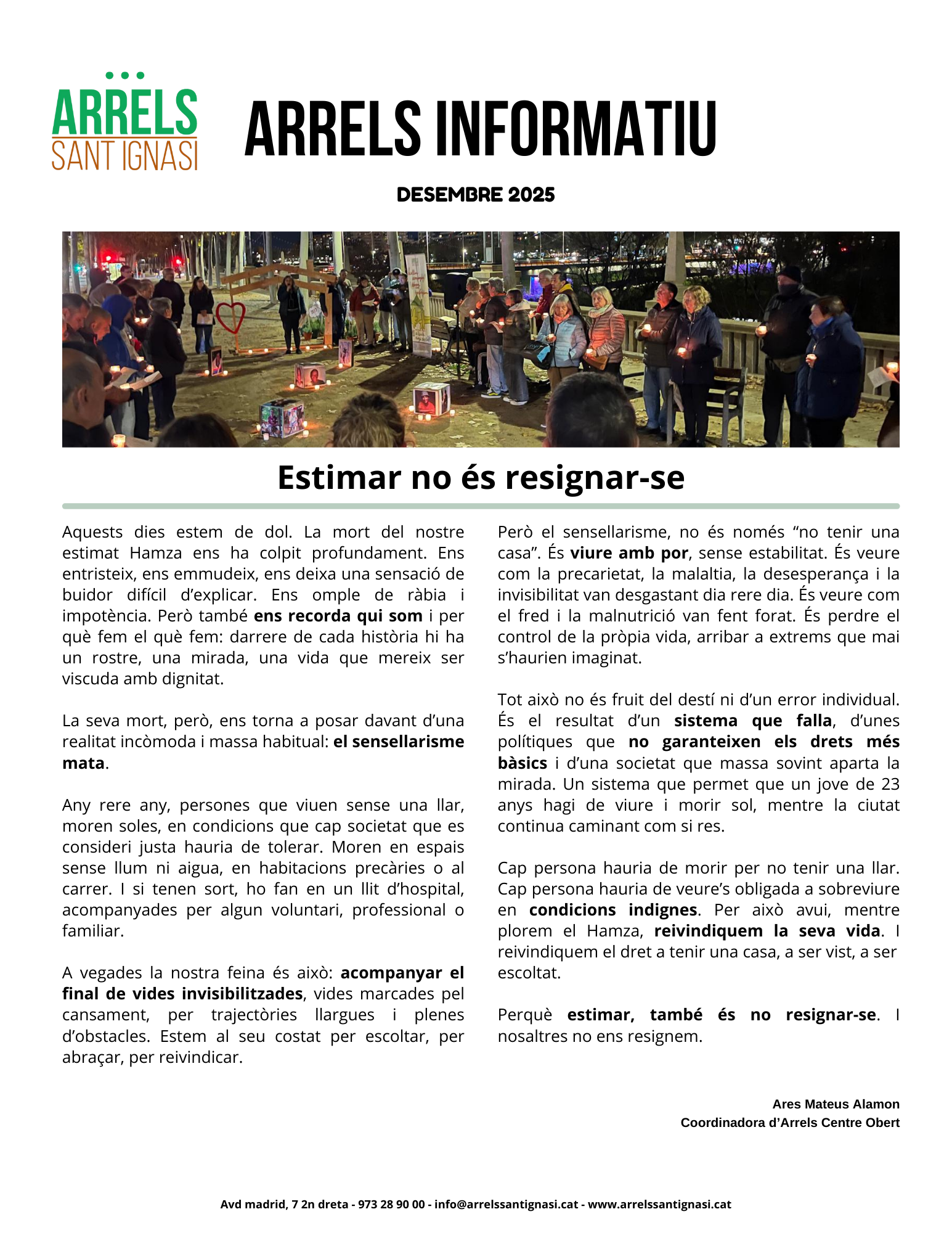 Portada Arrels Informatiu Desembre